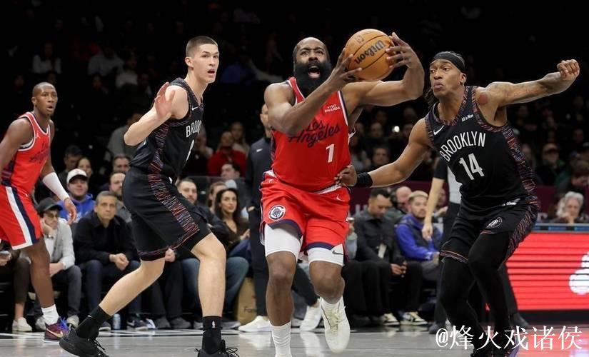 快船121-105轻取篮网 哈登31+4+6伦纳德26分 快船121-105轻取篮网 哈登31+4+6伦纳德26分